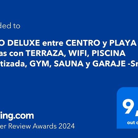 Atico Deluxe Entre Centro Y Playa Salinas Con Terraza, Wifi, Piscina Climatizada, Gym, Sauna Y Garaje -Smart Tv Roquetas de Mar Eksteriør billede